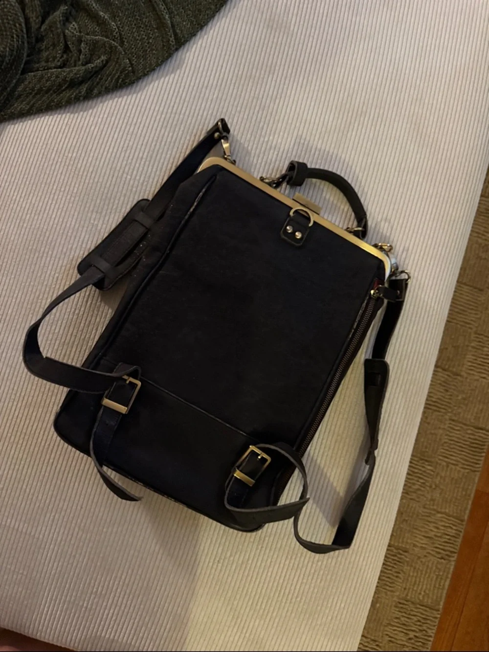 LaFlore Cork Backpack - worn but fully functional